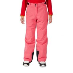 Isolowane spodnie narciarskie dla dziewczynki Rossignol. Czerwone buty zimowe dziewczęce Rossignol, bez wzorów, bez zapięcia. Za 349.00 zł.