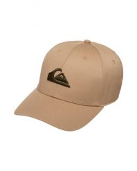 Czapka dla Mężczyzn DECADES Brązowy. Brązowe czapki i kapelusze męskie Quiksilver, bez wzorów, z bawełny. Za 94.99 zł.
