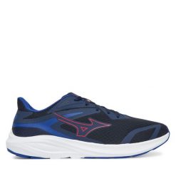 Buty do biegania Mizuno. Niebieskie buty sportowe męskie Mizuno, bez zapięcia, do biegania. Za 229.99 zł.