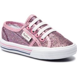 Tenisówki PEPE JEANS - Baker Glitter Kids PGS30396 Fuchsia 357. Trampki i tenisówki dziewczęce marki Pepe Jeans. Za 179.00 zł.