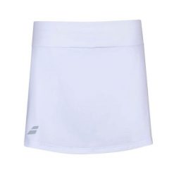 Women's Blue Babolat Play Skirt. Białe koszulki sportowe damskie BABOLAT, s, bez wzorów, bez kołnierzyka, bez ramiączek, tenisowe. W wyprzedaży za 159.65 zł.