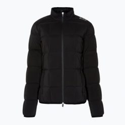 Kurtka damska EA7 Emporio Armani Golf Pro Light Padded. Czarne kurtki sportowe damskie EA7 Emporio Armani, l, bez wzorów, z elastanu, bez kaptura, na golfa. Za 799.99 zł.