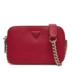 Torebka Guess. Czerwone torebki do ręki damskie Guess, z aplikacjami, wizytowe, bez dodatków. Za 399.99 zł.