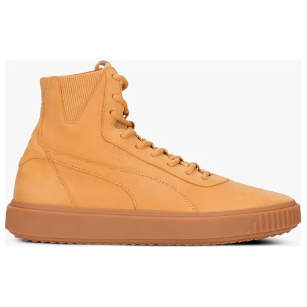 Puma Breaker Hi Gum buty męskie, żółty, rozmiar 42. Żółte trekkingi męskie Puma, przed kolano, outdoorowe. W wyprzedaży za 339.99 zł.