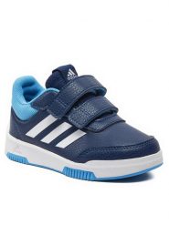 Adidas Sneakersy Tensaur Hook and Loop IE0922 Niebieski. Niebieskie buty sportowe chłopięce Adidas, bez wzorów, ze skóry, bez zapięcia. Za 119.99 zł.