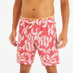 Szorty długie pływackie męskie Nabaiji 100 Orga. Białe krótkie spodenki sportowe męskie Decathlon, m, bez wzorów, z elastanu, do pływania. Za 59.99 zł.