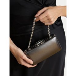Torebka LAUREN RALPH LAUREN. Szare torebki do ręki damskie Lauren Ralph Lauren, bez wzorów, wizytowe, bez dodatków. Za 1,429.00 zł.