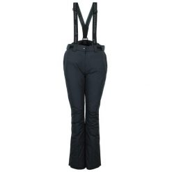 Spodnie narciarskie dla kobiet Peak Mountain Amille. Czarne spodnie materiałowe damskie Peak Mountain, na zimę, s, bez wzorów, z materiału, sportowe, narciarskie. Za 310.00 zł.