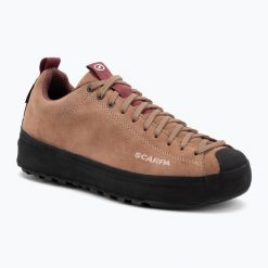 Buty damskie SCARPA Mojito Wrap GTX. Brązowe obuwie sportowe damskie Scarpa, bez wzorów, wspinaczkowe. Za 689.99 zł.