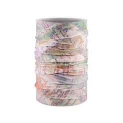 Komin wielofunkcyjny całoroczny UPV50 Ecostretch. Żółte szaliki i chusty damskie Buff, na zimę, bez wzorów, sportowe. Za 71.99 zł.