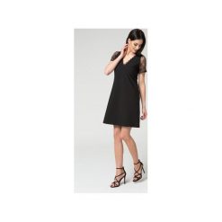 Mosali - Sukienka z Rękawkami z Koronki M039. Sukienki damskie marki Mosali. Za 149.00 zł.