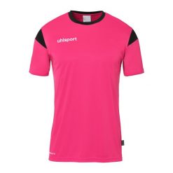 Koszulka Uhlsport Squad 27. Czarne koszulki sportowe męskie Uhlsport, m, bez wzorów, bez kołnierzyka, bez ramiączek, do piłki nożnej. W wyprzedaży za 89.55 zł.