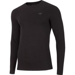 Longsleeve męski TSML200 - głęboka czerń. Bluzki z długim rękawem męskie marki 4f. Za 69.99 zł.