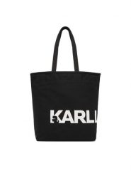 KARL LAGERFELD Torebka B1W50050 Czarny. Czarne torebki do ręki damskie KARL LAGERFELD, bez wzorów, z materiału, bez dodatków. Za 339.99 zł.