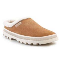 Buty Palladium Palladune Mule Warm 74337-252-M brązowe. Brązowe kapcie damskie bez wzorów. Za 490.22 zł.
