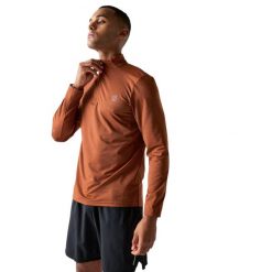 Jersey Męska Power Up IV. Czerwone bluzki z długim rękawem męskie Dare 2b, m, bez wzorów, z jersey, bez kołnierzyka. Za 172.99 zł.