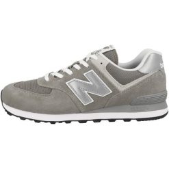 Sneakersy męskie New Balance ML574 ENCAP buty sportowe beżowe zamsz (ML574EVG). Szare buty sportowe męskie New Balance, z gumy, bez zapięcia, trekkingowe. Za 759.00 zł.