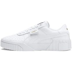 Buty damskie sneakersy Puma CALI. Białe obuwie sportowe damskie Puma, bez wzorów, trekkingowe. Za 149.00 zł.