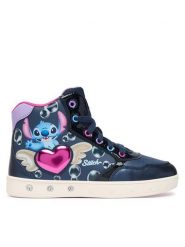 Geox Sneakersy J Skylin Girl J668WE 054AJ C4268 D Granatowy. Niebieskie buty sportowe dziewczęce Geox, bez wzorów, ze skóry, bez zapięcia. Za 359.99 zł.