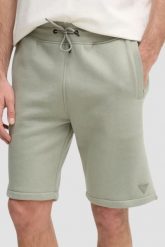 GUESS Zielone męskie shorty Aldwin, Rozmiar M. Zielone szorty męskie Guess, m, z aplikacjami. W wyprzedaży za 214.99 zł.