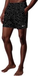 Nike Spodenki kąpielowe Nike Breaker Tossed Swoos 5" Volley czarne NESSG572 001 S. Czarne kąpielówki męskie Nike, m, bez wzorów. Za 258.11 zł.