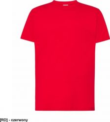 JHK TSUA150 - T-shirt męski z krótkim rękawem - czerwony XL. Czerwone t-shirty męskie JHK, m, bez wzorów, bez kołnierzyka. Za 18.00 zł.
