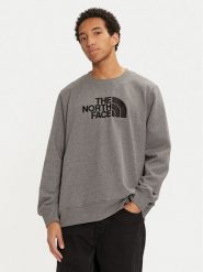 The North Face Bluza Drew Peak NF0A89EK Szary Regular Fit. Szare bluzy męskie The North Face, m, bez wzorów, z bawełny, bez kaptura. Za 299.99 zł.