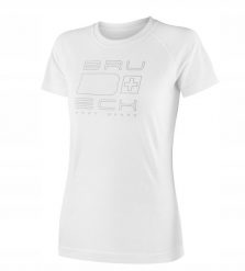 Brubeck SS1385W Koszulka damska AERATE z krótkim rękawem biały S. Białe t-shirty damskie Brubeck, s, bez wzorów, bez kołnierzyka. Za 110.87 zł.