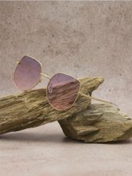 Okulary przeciwsłoneczne - złoty. Żółte okulary przeciwsłoneczne damskie Sinsay. Za 19.99 zł.