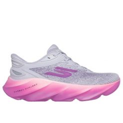 Damskie buty do biegania Skechers Aero Burst. Czerwone obuwie sportowe damskie Skechers, bez wzorów, z materiału, do biegania. Za 769.00 zł.