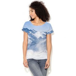 Colour Pleasure Koszulka CP-034 53 niebiesko-biała r. XL-XXL. Bluzki damskie Colour Pleasure. Za 70.35 zł.