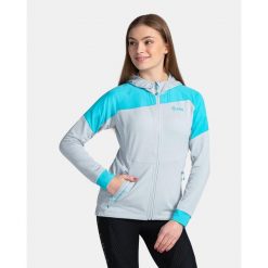 Damska bluza techniczna Kilpi MEMPHIS-W. Szare bluzy damskie Kilpi, l, bez wzorów, bez kaptura. Za 298.12 zł.