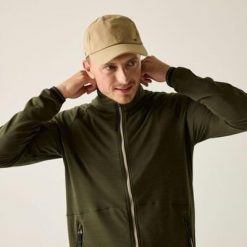 Męska bluza polarowa Malton z zamkiem błyskawicznym i marlowym wykończeniem. Zielone bluzy męskie Regatta, m, bez wzorów, z bawełny, bez kaptura. Za 399.99 zł.