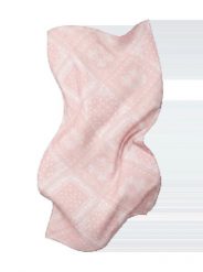 Chusta damska WINGS 180x90 cm różowy wzór bandana. Czerwone szaliki i chusty damskie Wings, na lato, bez wzorów, z bawełny, eleganckie. Za 59.90 zł.