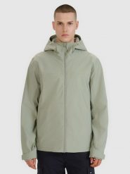 4F Kurtka przejściowa membrana 5000 męska - oliwkowa/khaki XXL. Brązowe kurtki męskie 4f, m, bez wzorów, z dzianiny, klasyczne, z kapturem. W wyprzedaży za 139.99 zł.