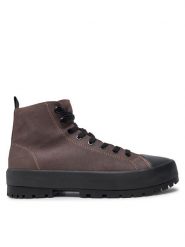 Calvin Klein Jeans Trapery Lugged Hybrid High Laceup Auth YM0YM01092 Brązowy. Brązowe śniegowce i trapery męskie Calvin Klein Jeans, z jeansu, bez zapięcia. Za 559.99 zł.