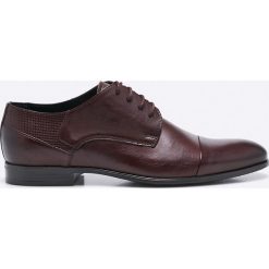 Domeno - Półbuty. Czarne eleganckie półbuty Domeno, z materiału. W wyprzedaży za 249.90 zł.