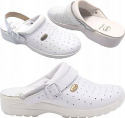 Mobilex Buty Clog Racy marki Scholl BIAŁY 42. Białe klapki męskie Mobilex. Za 200.81 zł.