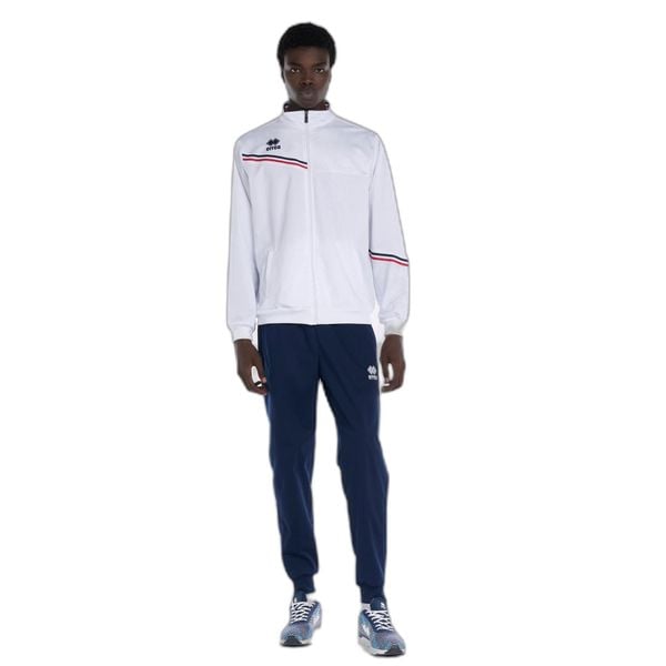 Bluza Errea Elton Kurtka Ad Dorośli. Białe bluzy męskie ERREA, s, bez wzorów, z materiału, sportowe, bez kaptura. Za 232.99 zł.