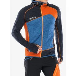 Bluza trekkingowa męska Crazy Pull Resolution Light. Niebieskie bluzy męskie CRAZY, m, bez wzorów, bez kaptura. Za 807.99 zł.