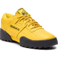 Buty Reebok - Workout Ripple Og DV3757 Urban Yellow/True Gr. Żółte obuwie sportowe damskie Reebok, bez wzorów, z materiału, bez obcasa, na płaskiej podeszwie, bez zapięcia. W wyprzedaży za 279.00 zł.