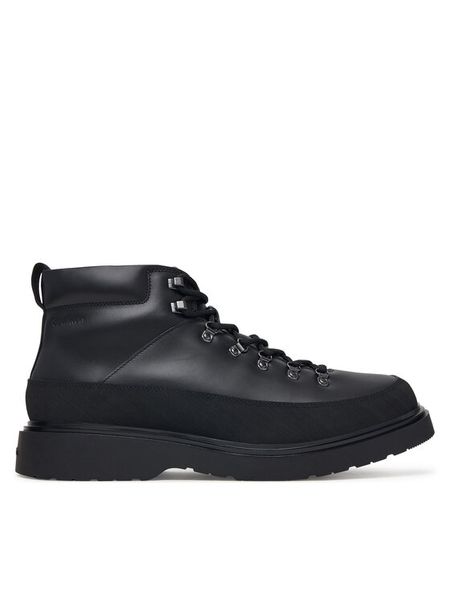 Calvin Klein Trzewiki Combat Mid Hiking Boot Lth Wl HM0HM02357 Czarny. Czarne botki męskie Calvin Klein, bez wzorów, bez zapięcia. Za 749.99 zł.
