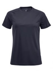 Clique Premium Active-T Damska koszulka funkcyjna – dark navy. Niebieskie koszulki sportowe damskie CLIQUE, m, bez wzorów, bez kołnierzyka, bez ramiączek. Za 126.76 zł.