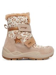 Primigi Śniegowce GORE-TEX 2379155 S Beżowy. Brązowe śniegowce dziewczęce Primigi, z gore-texu, bez zapięcia. Za 419.99 zł.