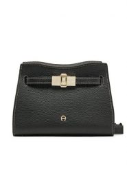 Aigner Torebka 132961 Czarny. Czarne listonoszki damskie Aigner, bez wzorów, ze skóry, bez dodatków. Za 1,979.00 zł.