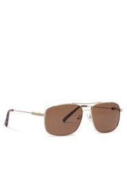 Guess Okulary przeciwsłoneczne GF0205 32E Złoty. Żółte okulary przeciwsłoneczne damskie Guess. Za 239.99 zł.