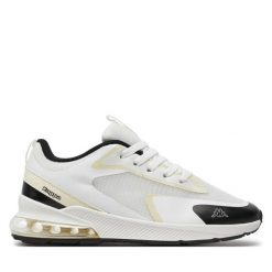 Sneakersy Kappa. Białe trampki i tenisówki chłopięce Kappa, bez wzorów, bez zapięcia. Za 129.99 zł.