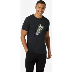 Koszulka męska SUPER.NATURAL M FLASHY SNEAKER TEE. Czarne koszulki sportowe męskie super.natural, l, bez wzorów, z materiału, bez kołnierzyka, bez ramiączek. Za 299.99 zł.