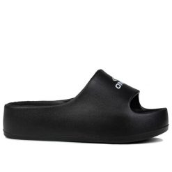 Klapki damskie na platformie O'NEILL LAINHA SLIDER WOMEN LOW. Czarne klapki damskie O'Neill, bez wzorów, bez obcasa, na platformie. W wyprzedaży za 89.00 zł.