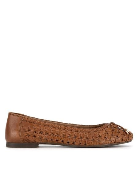 Lasocki Baleriny WI45-550-01 Brązowy. Brązowe baleriny damskie Lasocki, bez wzorów, ze skóry, bez obcasa. Za 199.99 zł.